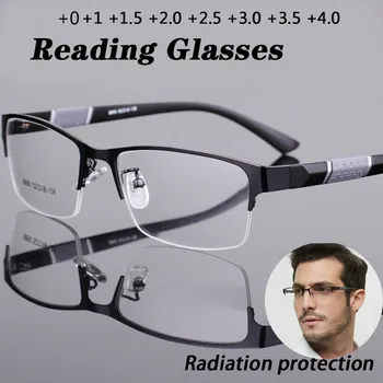 Uus Trend Lugemise Prillid Meestele ja Naistele Pool Raami PC raami Diopter Äri Office Mehed Retsepti prillid очки oculos