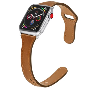 Slim rihm Apple watch band 45mm 41mm 40mm 44mm iWatch 38mm 42mm Ehtne Nahk watchband käevõru Apple vaata 5 4 3 SE 6 7