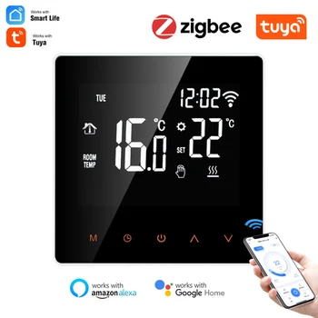 Tuya Zigbee Smart Termostaat Elektri Põranda Kütte Temperatuuri, Vee Soojendamiseks, Gaasi Boiler Temperature Controller, Termostaat