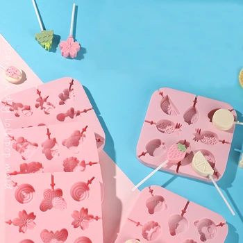 Silikoonist Vormid jaoks Saia Köök Tarvikud Šokolaadi Lollipop Juust Candy Armas Vastupidav Cartoon söögi Kodus Küpsetamine Tööriist