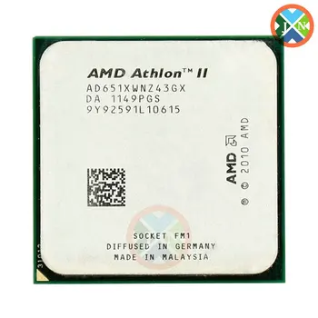 AMD Athlon II X4 651 X4 651X X4 651K 3.0 GHz Quad-Core CPU Protsessori AD651KWNZ43GX / AD651XWNZ43GX Socket FM1