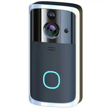 Smart Wireless WiFi Uksekell Video Kaameraga Telefon Bell Intercom Home Security M7 720P Ohutu Traadita WiFi Uksekell Kaamera