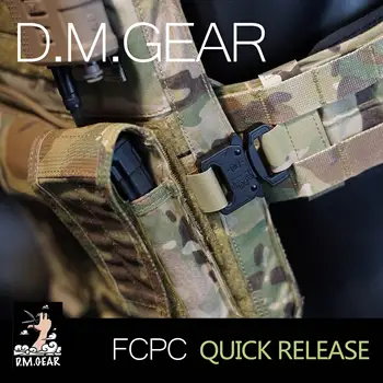 DMGear FCPC AVS TKT Vest Quick Release Pannal Metallist Pannal on kooskõlas TMC FERRO