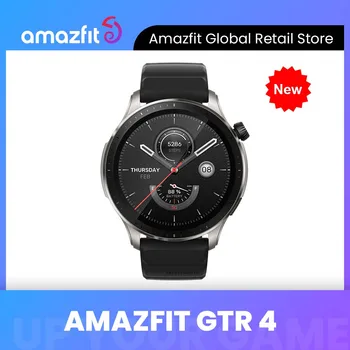 [Esmaesitlus] Amazfit GTR 4 GTR4 Smartwatch 150 spordirežiimi Bluetooth helistamine Smart Vaadata Alexa Sisseehitatud
