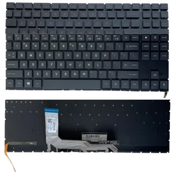Taustavalgustusega MEILE inglise Klaviatuur HP OMEN 15-EK 15-ET 15-EN0013dx 0023dx 1013DX 15-EK0056ur TPN-Q236 M00666-001 Sobivad AMD Sülearvuti