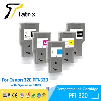 Tatrix PFI-320, Canon PFI320 Ühilduv tindikassett Canon TM200 TM205 TM300 TM305 200 205 300 305 printer. Pigment tint
