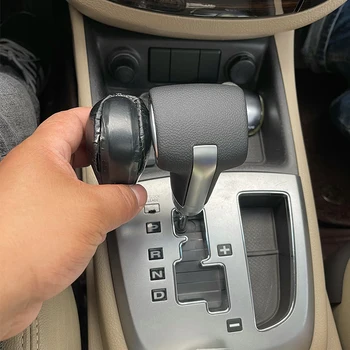 Näiteks Hyundai IX35 nahkkattega Käigukanginupp Sonaat Veracruz Santa Fe Käik Stick Automaat Käepide Remondil käigukang Gear Shift Knob