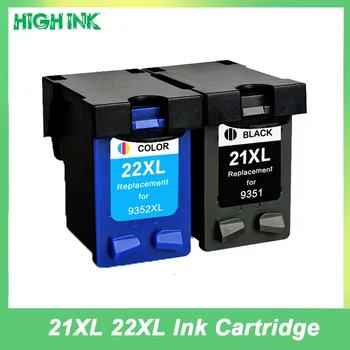 21 22 Cartridge hp 21xl jaoks hp21 hp22 Ink Cartridge jaoks Deskjet F2180 F4180 F2200 F2280 F300 F380 380 D2300 printer