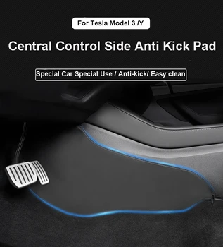 Anti Kick Pad Tesla Model 3 Y Keskne Kontroll Pool Riigikaitse Padjad Tagumise Ukse Kate Nahast Matt sisustuselemendid