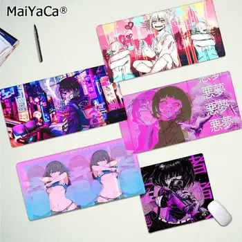 MaiYaCa Poiss Kingitus Pad Vaporwave Glitch Anime Tüdruk Sülearvuti Mousepad Tasuta Kohaletoimetamine Large Mouse Pad Klaviatuurid Matt
