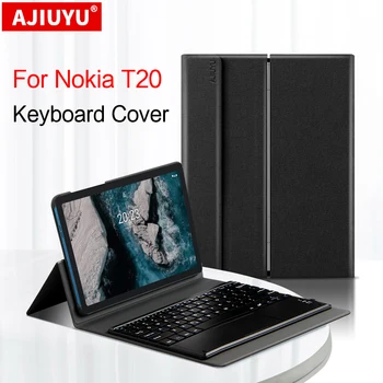 Keyboard Case For Nokia T20 10.4 tolline 2021 TA-1392 Tablett Juhtmeta Bluetooth-Klaviatuur Kaitsva Seista Juhtudel Katab Kest Funda
