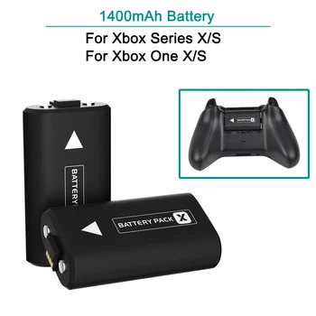 Akut Xbox Seeria S/X/Xbox Üks S/X Elite Wireless Controller, 1400mAh Laetav Ni-MH Batteri