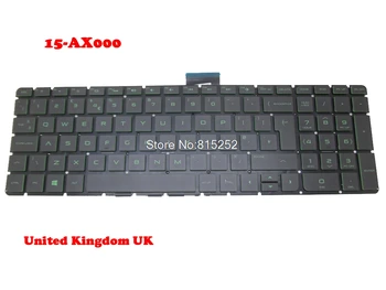 Sülearvuti taustvalgustusega Klaviatuur HP OMEN 15-AX000 15-AX003LAT 15-AX013DX 15-AX015TX 859735-031 859735-001 Ühendkuningriik/inglise MEILE